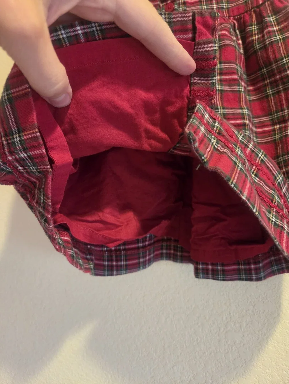 Janie & Jack Red Plaid Dress